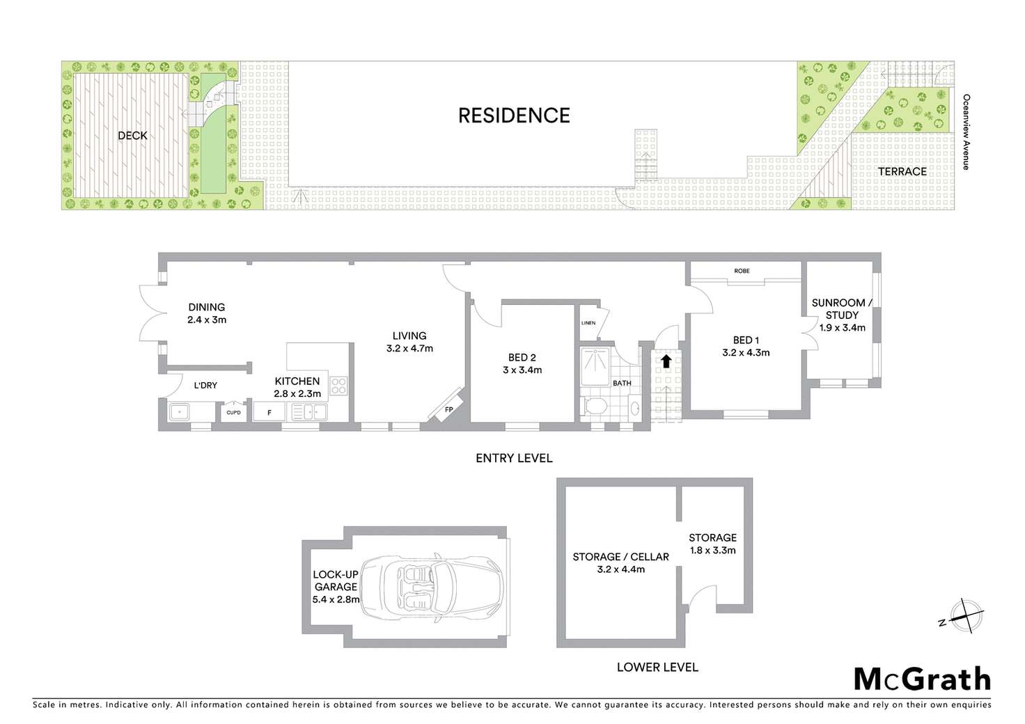 Floorplan of Homely house listing, 28 Oceanview Avenue, Vaucluse NSW 2030