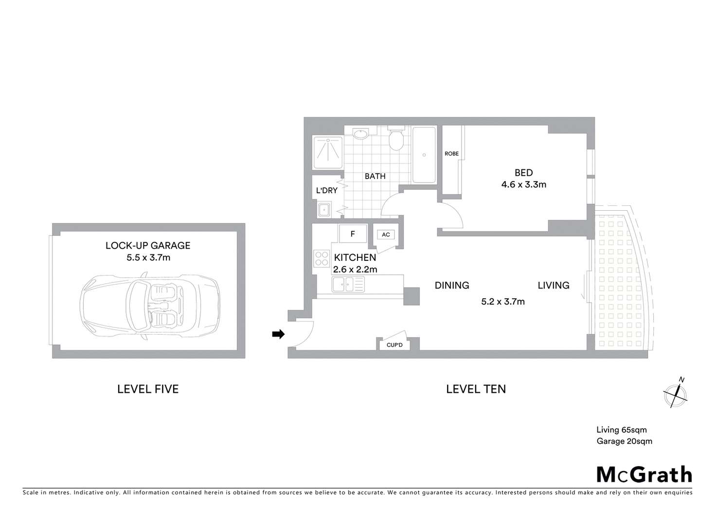 Floorplan of Homely apartment listing, 89/1 Katherine Street, Chatswood NSW 2067