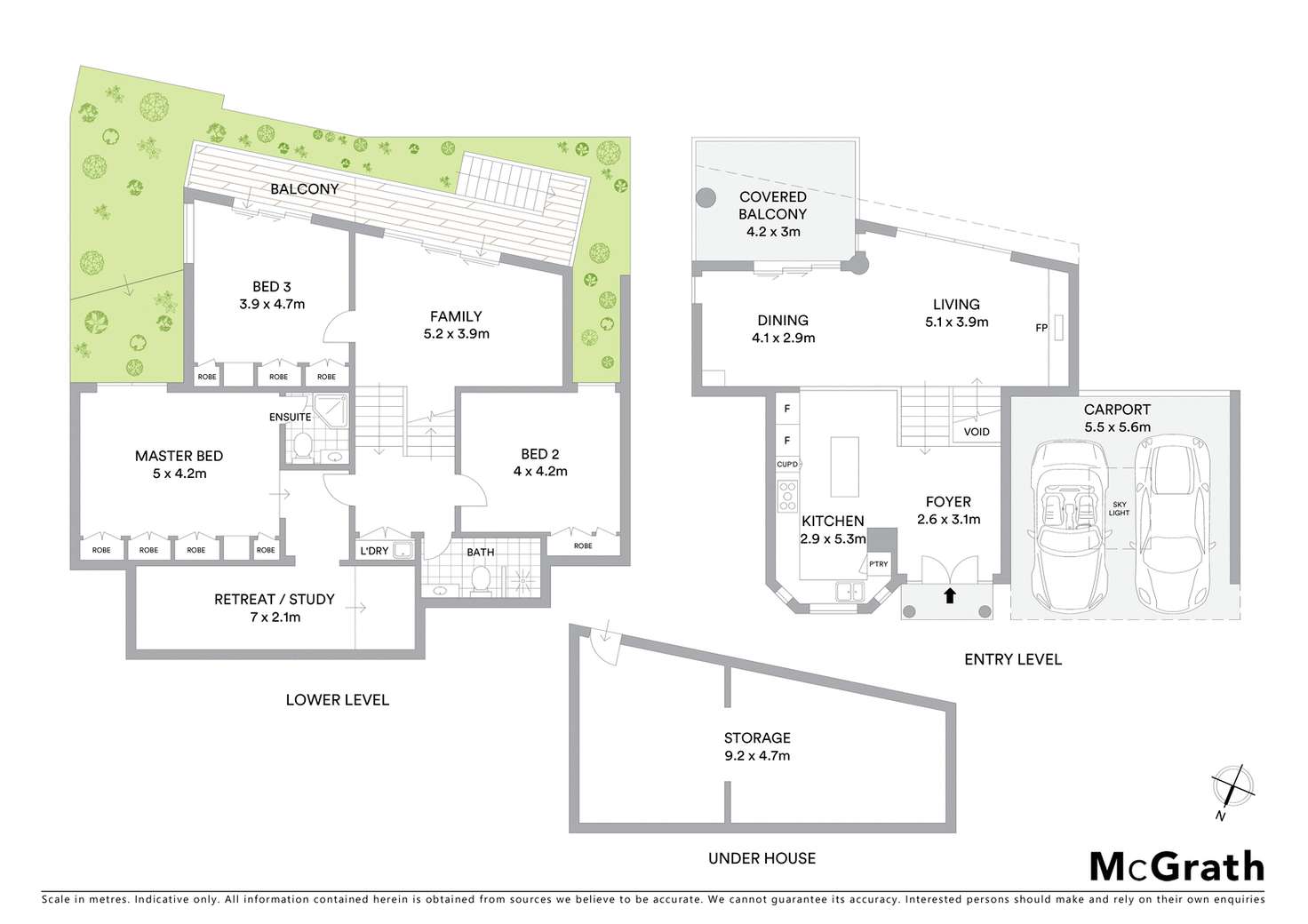 Floorplan of Homely townhouse listing, 2C Park Avenue, Mosman NSW 2088