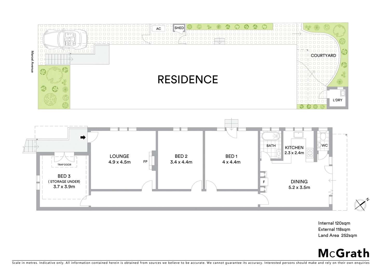 Floorplan of Homely house listing, 20 Marcel Avenue, Randwick NSW 2031