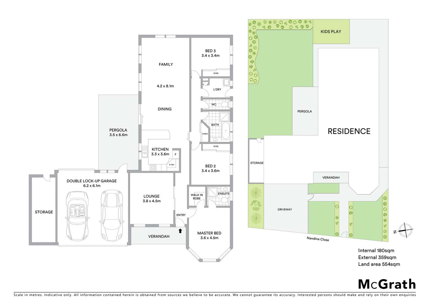 Floorplan of Homely house listing, 6 Nandina Close, Bell Park VIC 3215