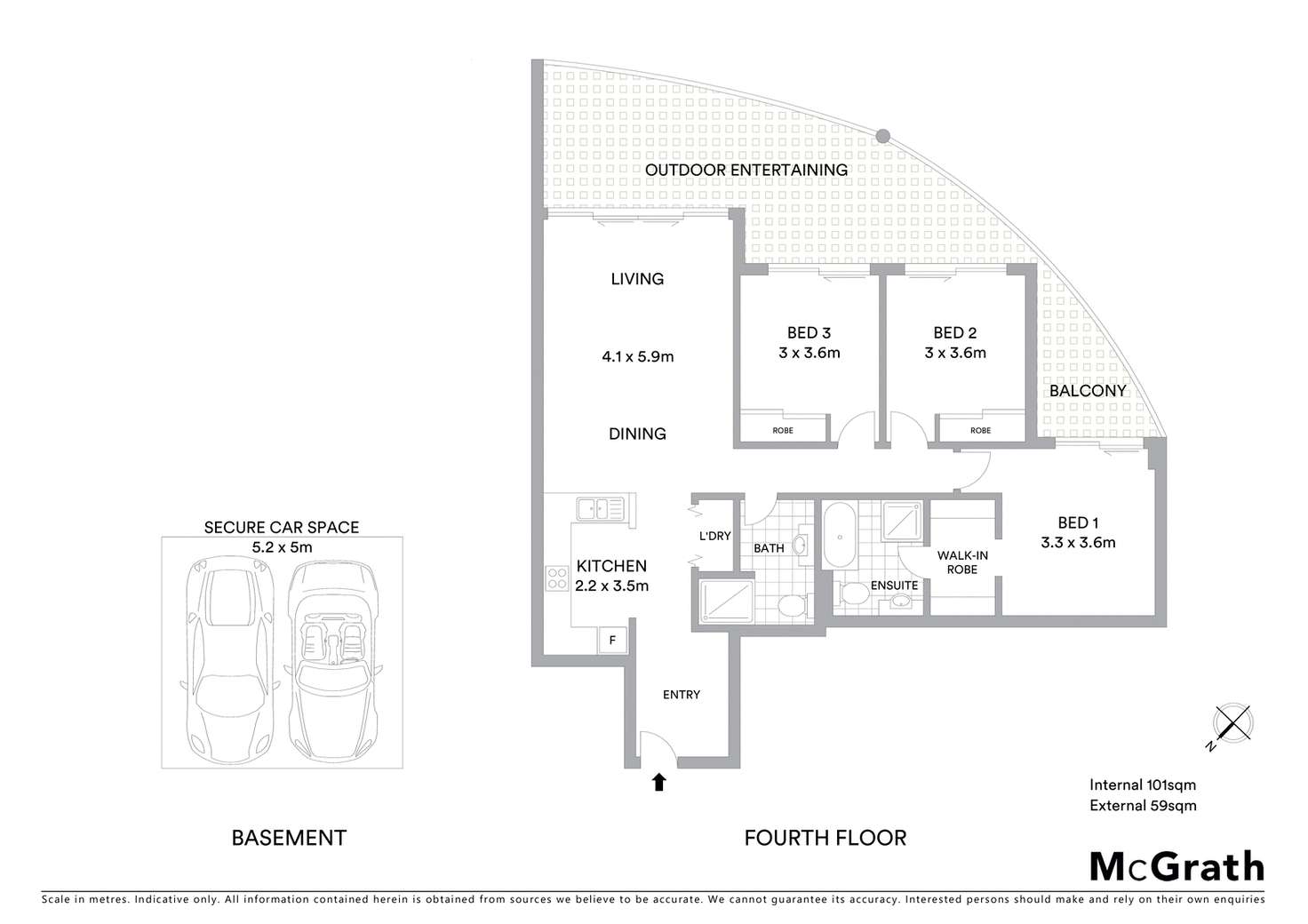 Floorplan of Homely apartment listing, 143/80 John Whiteway Drive, Gosford NSW 2250