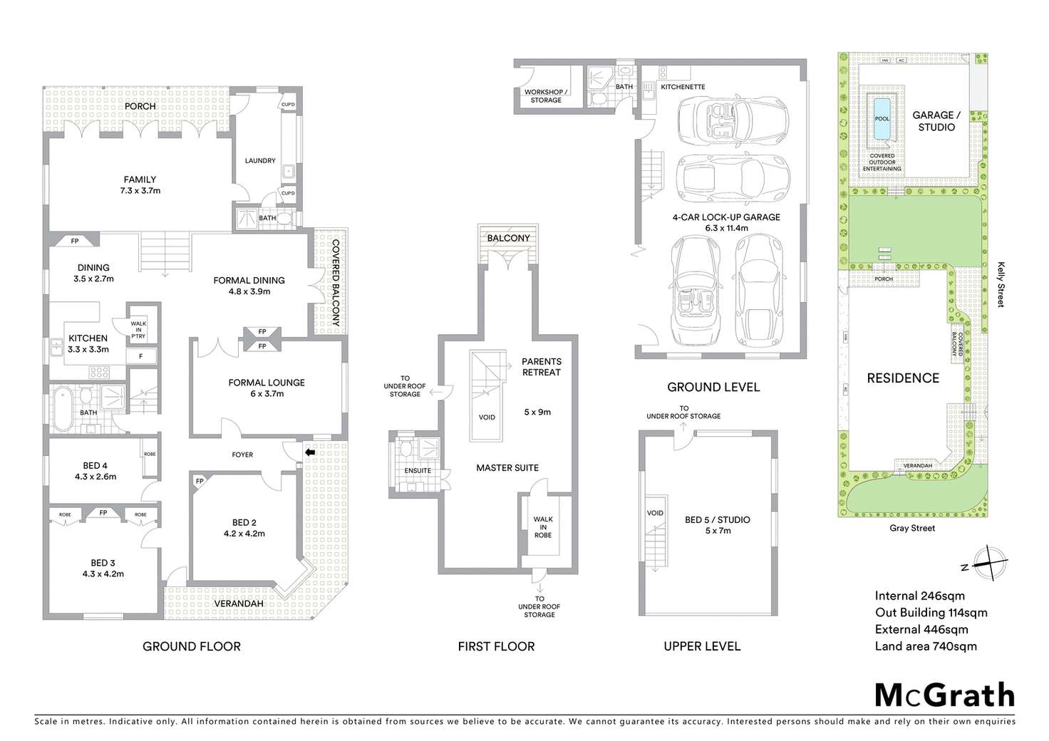 Floorplan of Homely house listing, 10 Gray Street, Henley NSW 2111