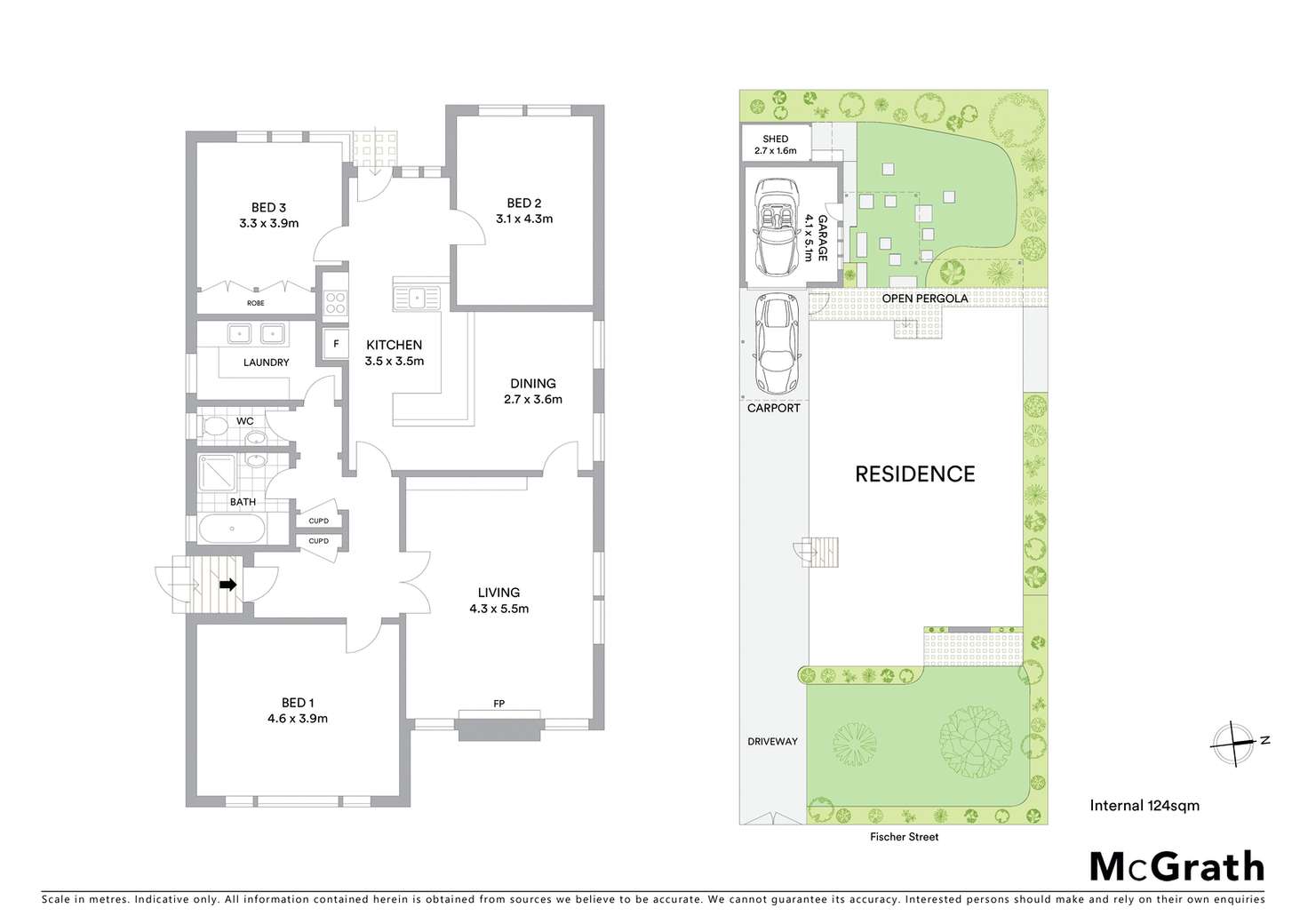 Floorplan of Homely house listing, 43 Fischer Street, Coburg VIC 3058