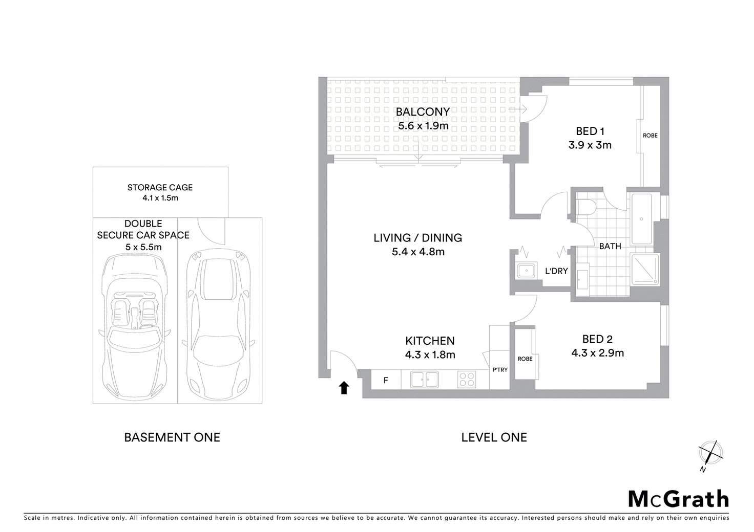 Floorplan of Homely apartment listing, 46/17 Warby Street, Campbelltown NSW 2560