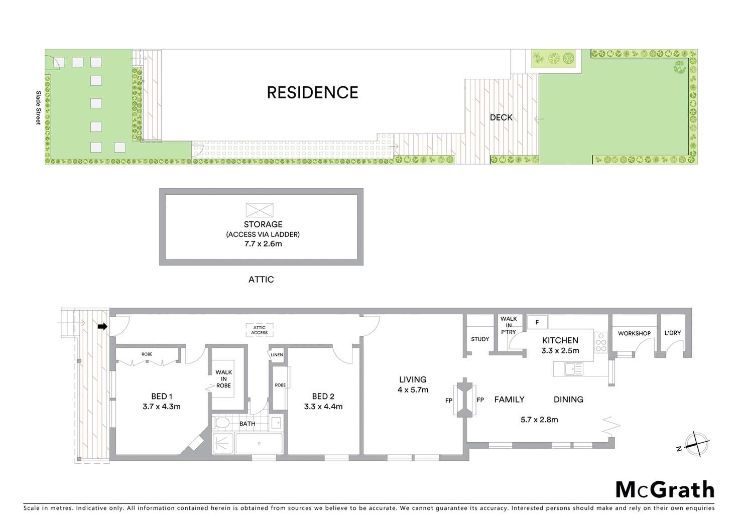 Floorplan of Homely house listing, 36 Slade Street, Naremburn NSW 2065