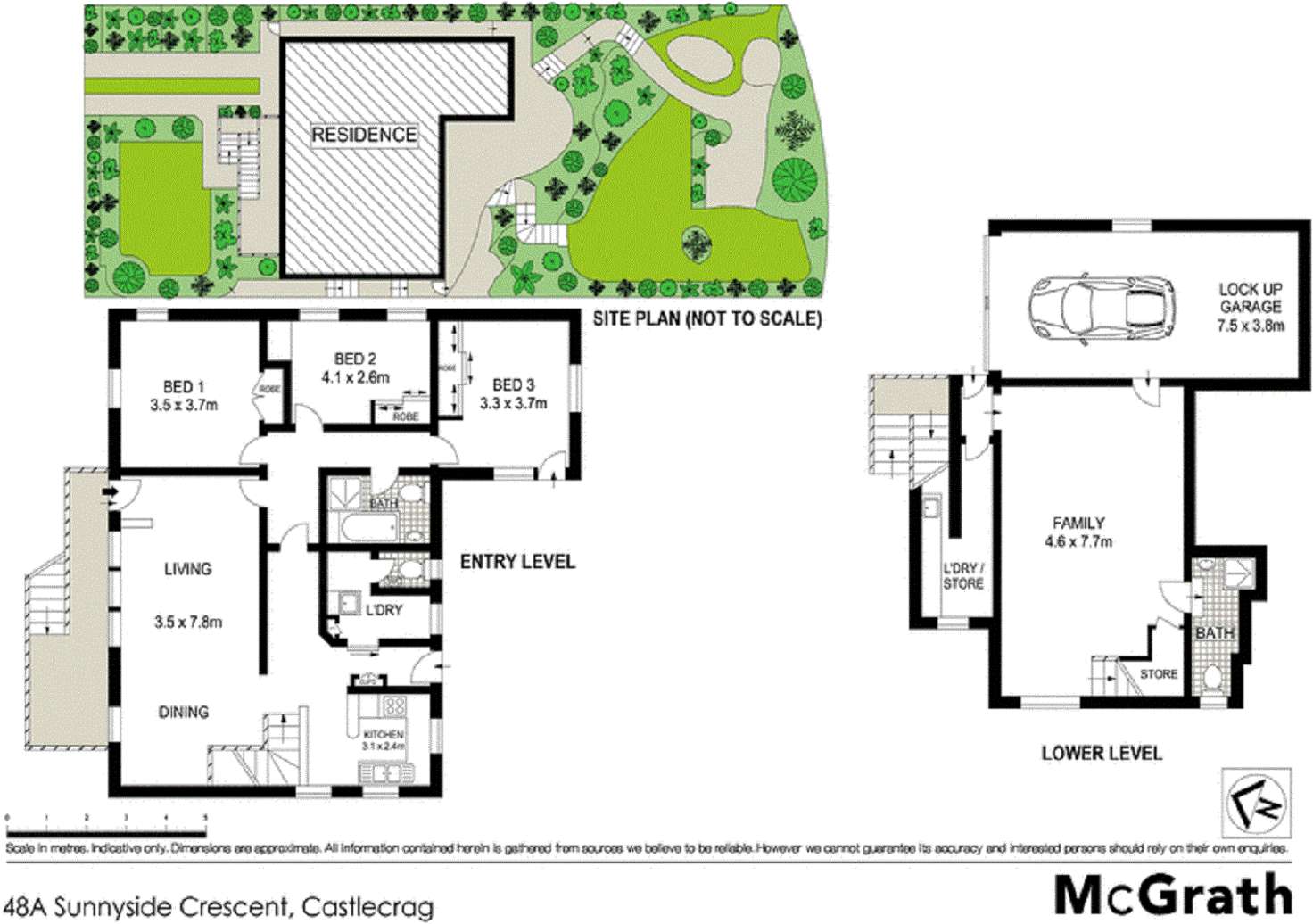 Floorplan of Homely house listing, 48A Sunnyside Crescent, Castlecrag NSW 2068