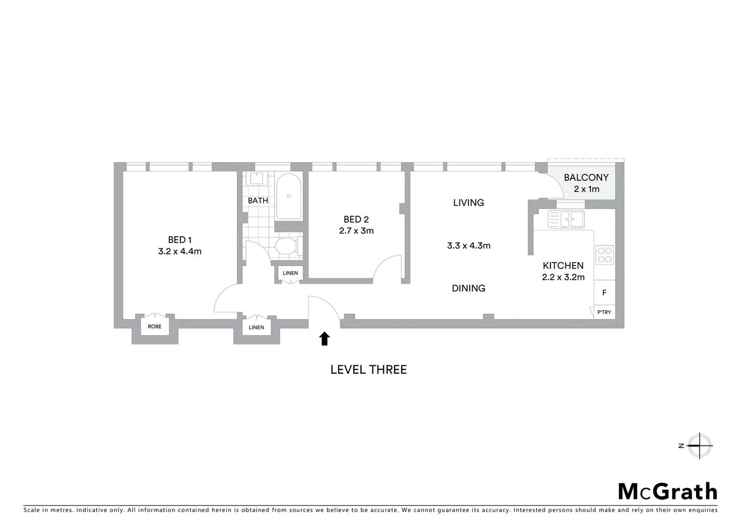 Floorplan of Homely apartment listing, 8/15 Birriga Road, Bellevue Hill NSW 2023