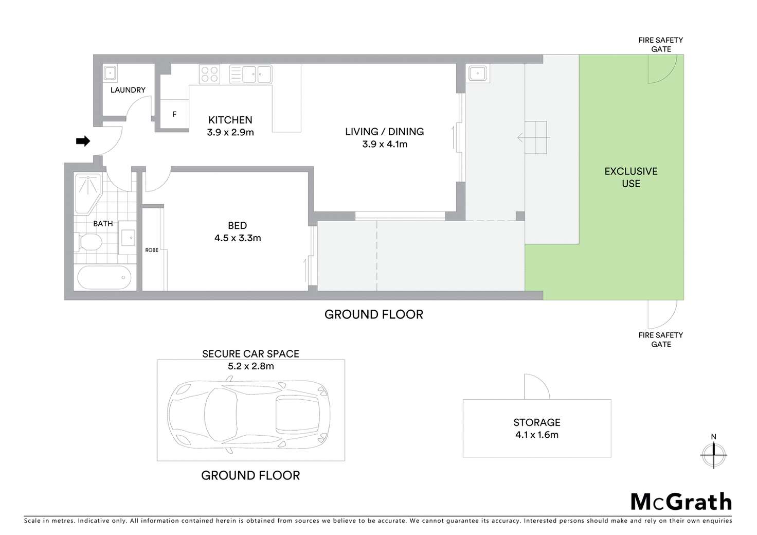 Floorplan of Homely apartment listing, 4/21 Gulliver Street, Brookvale NSW 2100