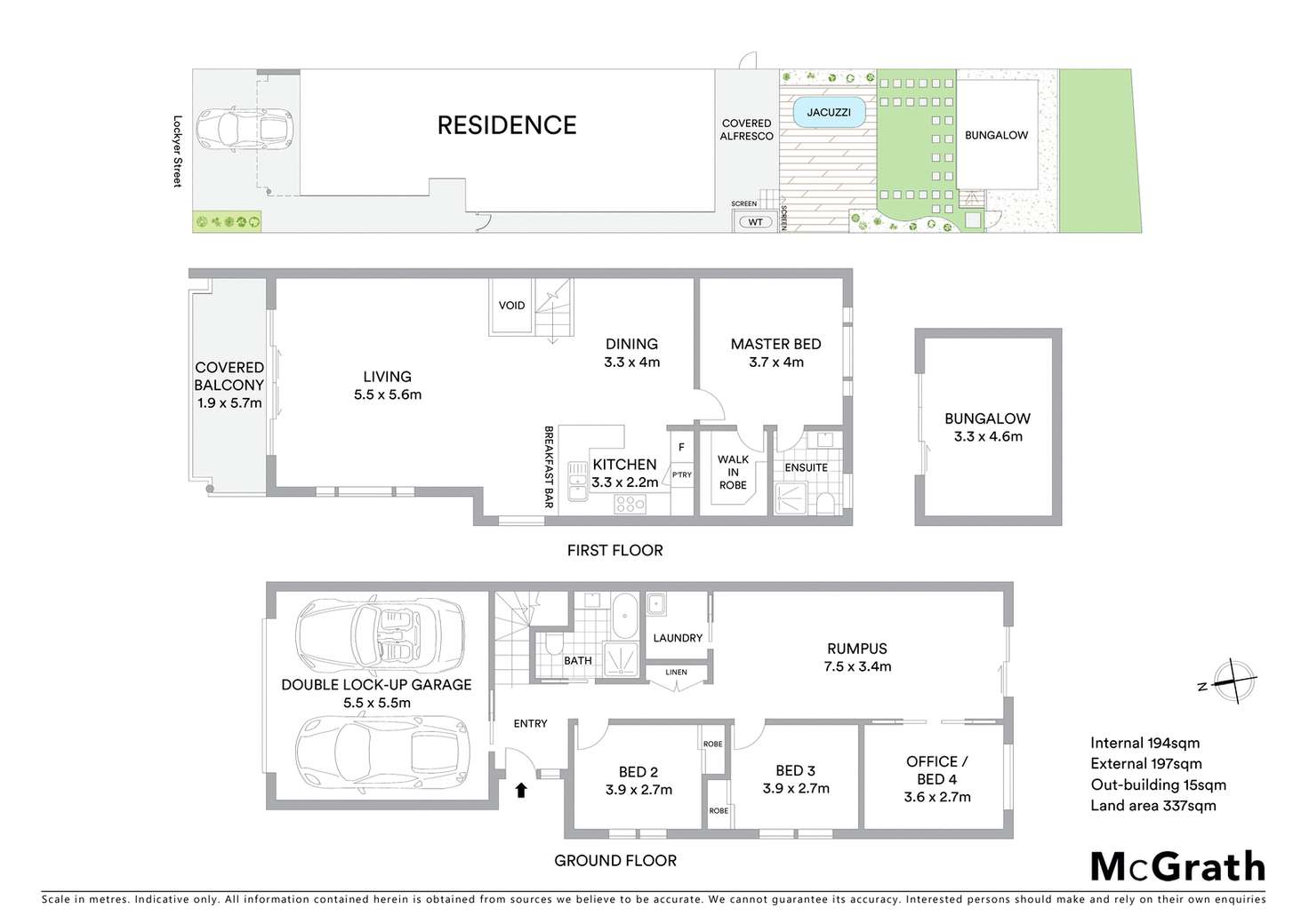 Floorplan of Homely house listing, 55A Lockyer Street, Adamstown NSW 2289