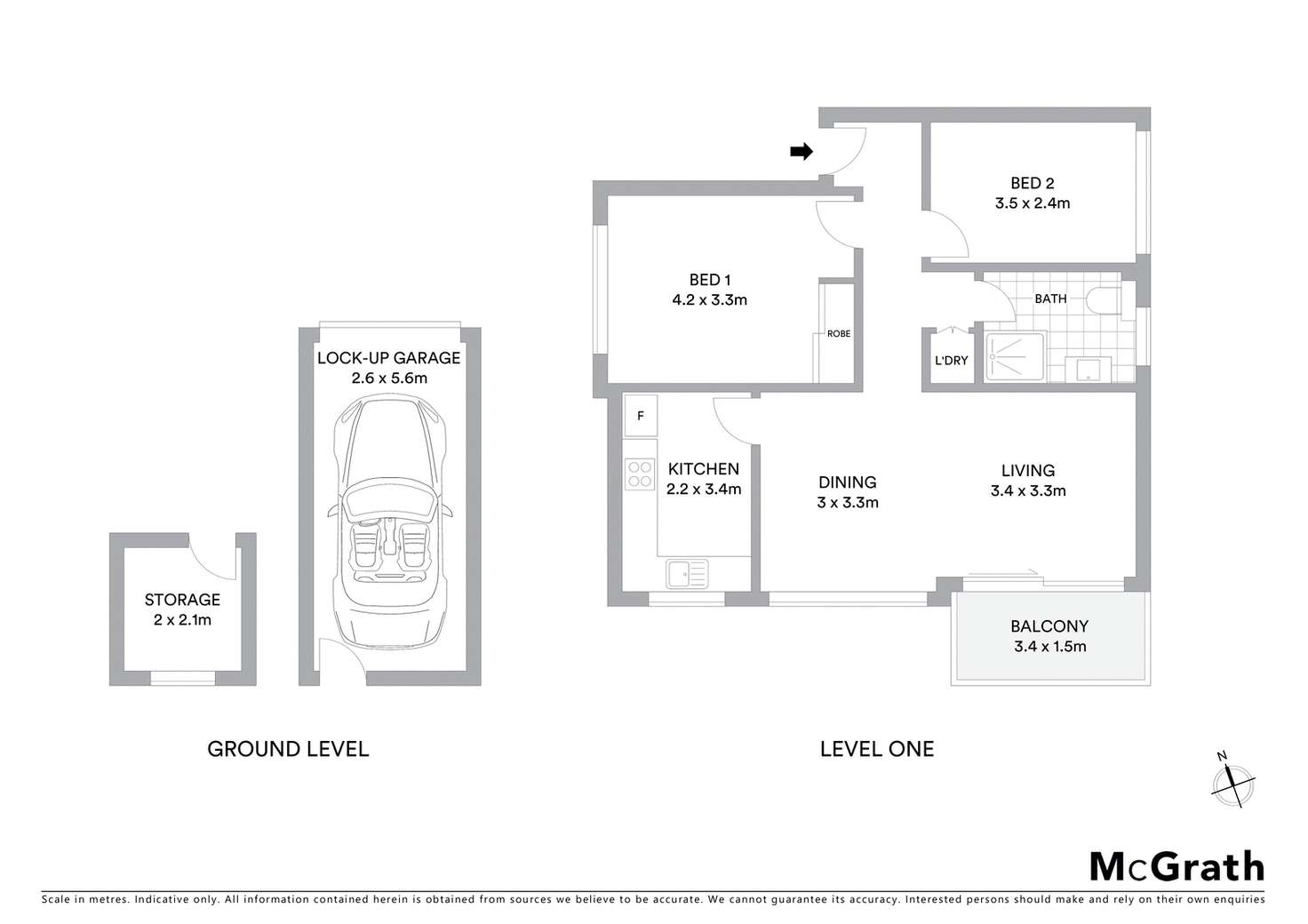 Floorplan of Homely unit listing, 1/28 Moodie Street, Cammeray NSW 2062
