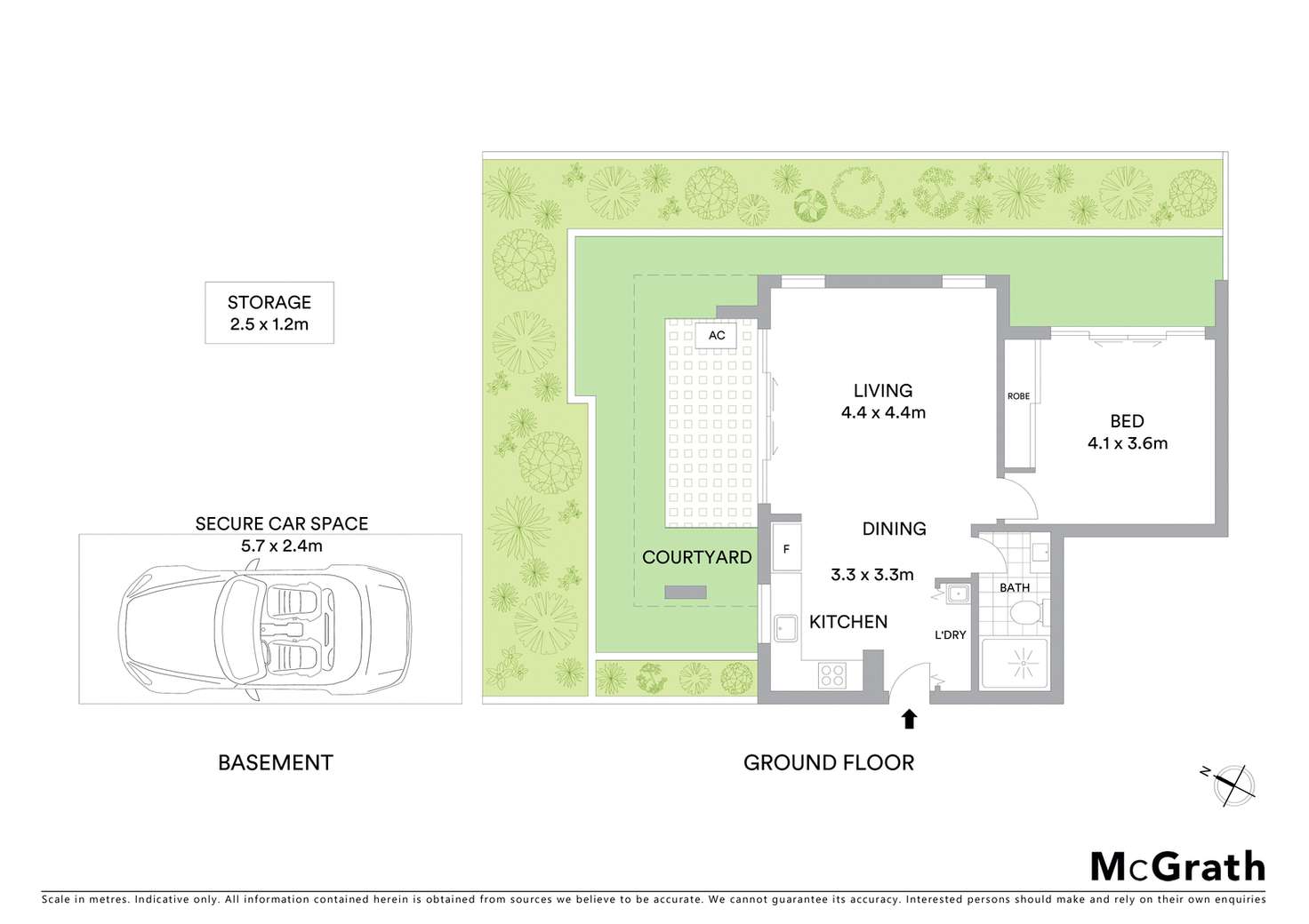 Floorplan of Homely apartment listing, 5/36A Park Road, Naremburn NSW 2065