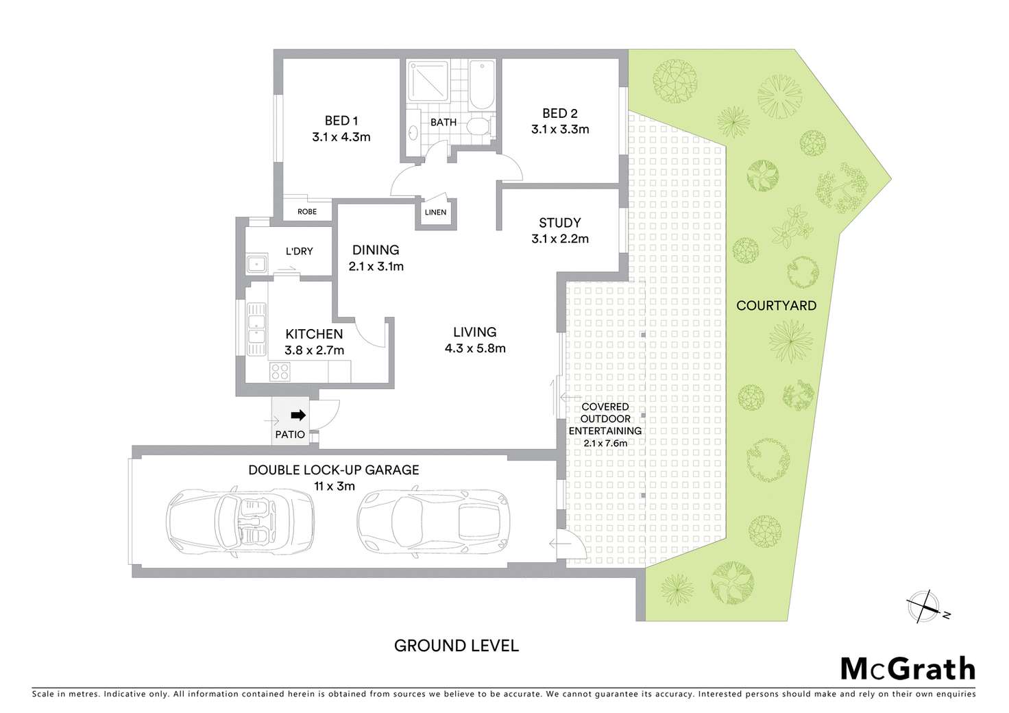Floorplan of Homely townhouse listing, 5/20 Pennant Street, Castle Hill NSW 2154