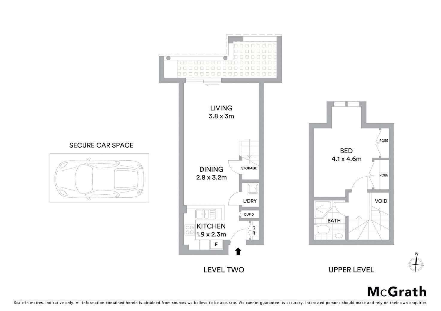 Floorplan of Homely unit listing, 48/252 Willoughby Road, Naremburn NSW 2065