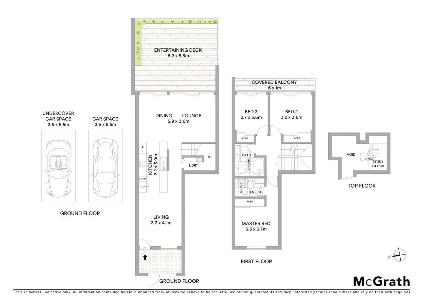 Floorplan of Homely townhouse listing, 8/82B Old Pittwater Road, Brookvale NSW 2100