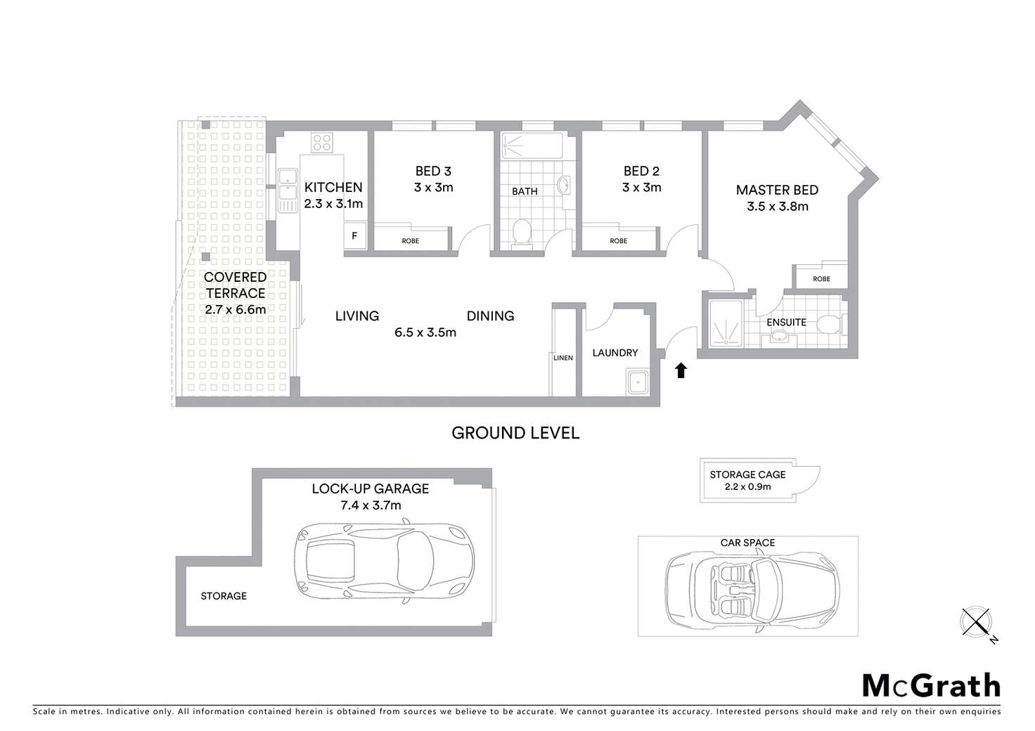 Floorplan of Homely apartment listing, 8/22 Eric Road, Artarmon NSW 2064