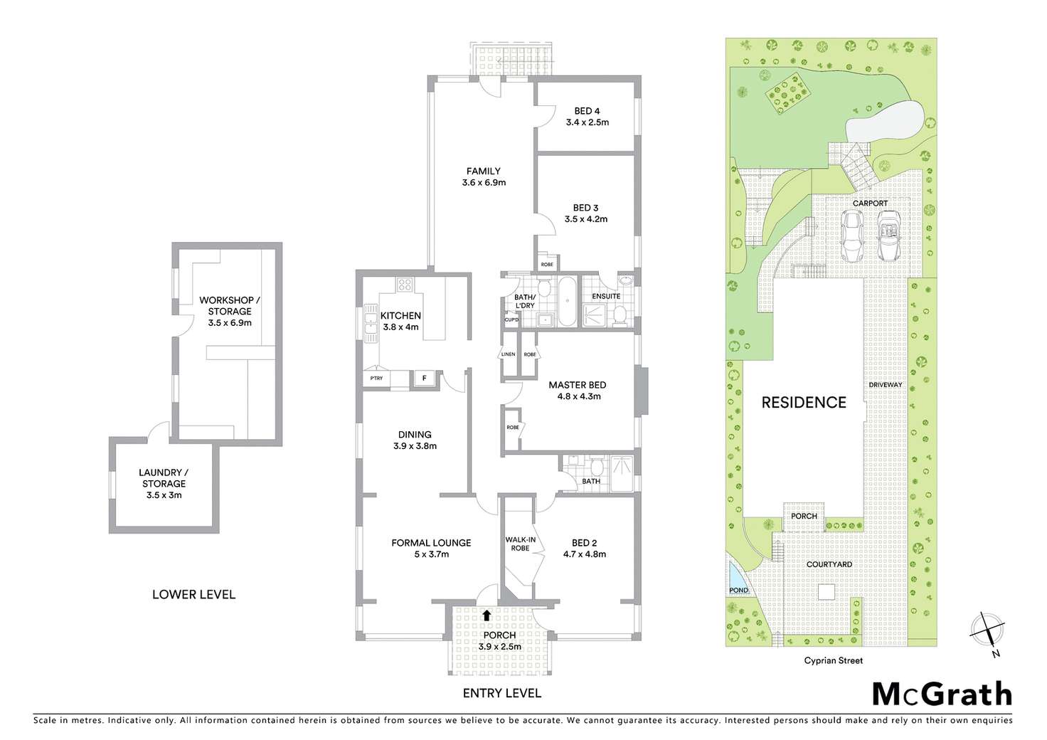 Floorplan of Homely house listing, 13 Cyprian Street, Mosman NSW 2088