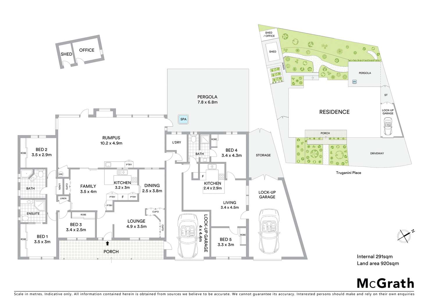 Floorplan of Homely house listing, 4 Truganini Place, Chisholm ACT 2905