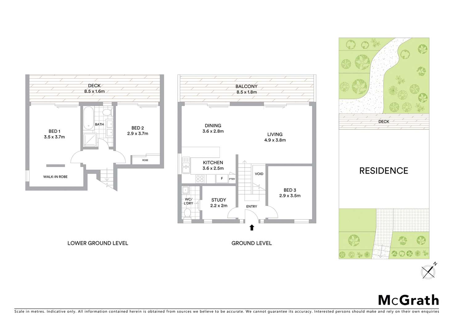 Floorplan of Homely townhouse listing, 12 Wybalena Grove, Cook ACT 2614