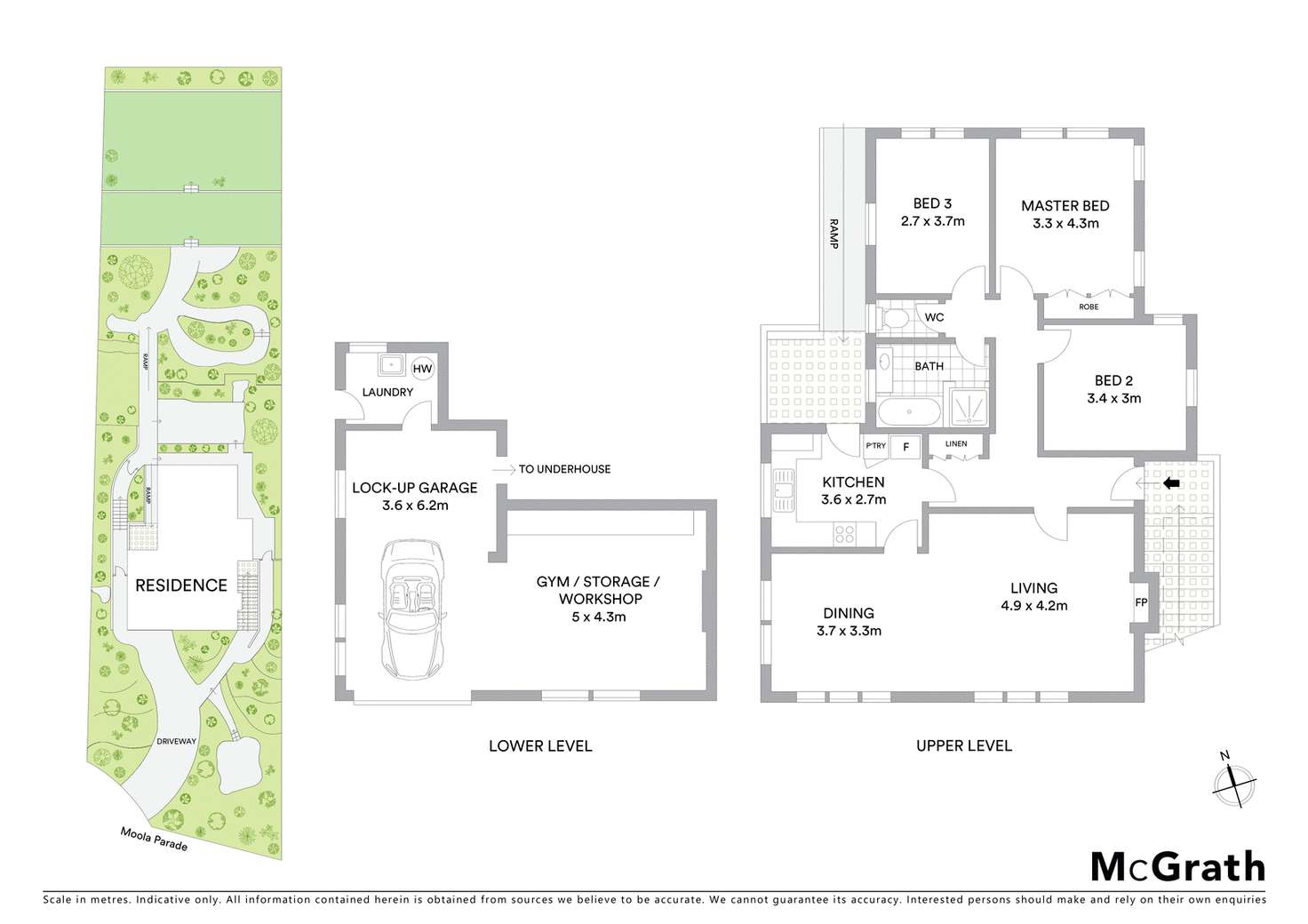 Floorplan of Homely house listing, 45 Moola Parade, Chatswood NSW 2067