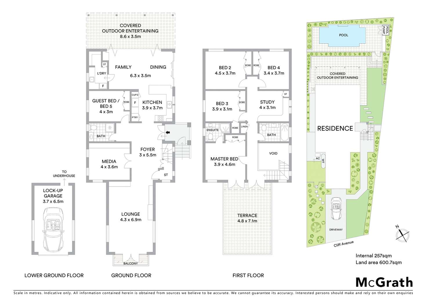 Floorplan of Homely house listing, 73 Cliff Avenue, Northbridge NSW 2063