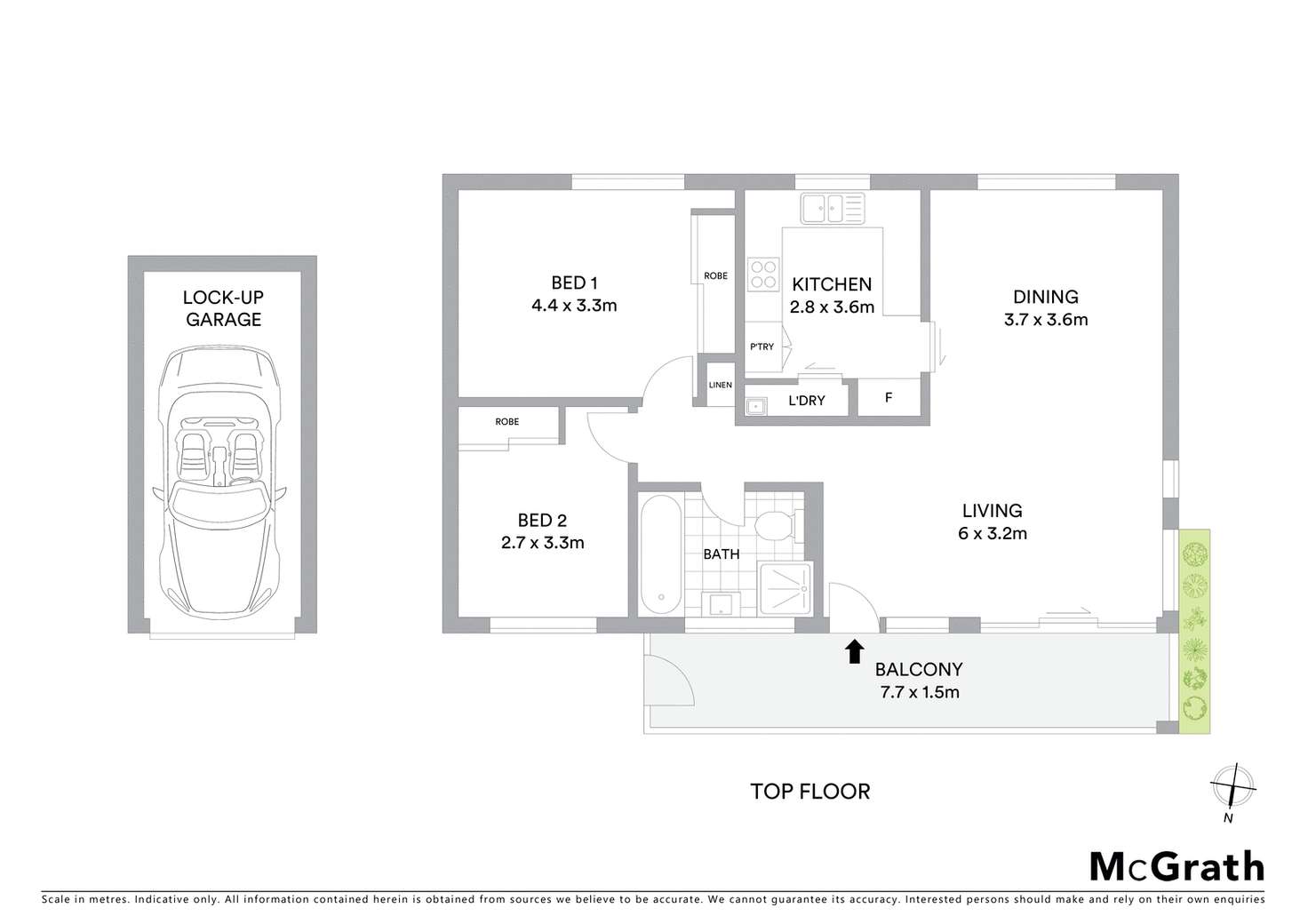 Floorplan of Homely apartment listing, 17/19 Selwyn Street, Wollstonecraft NSW 2065