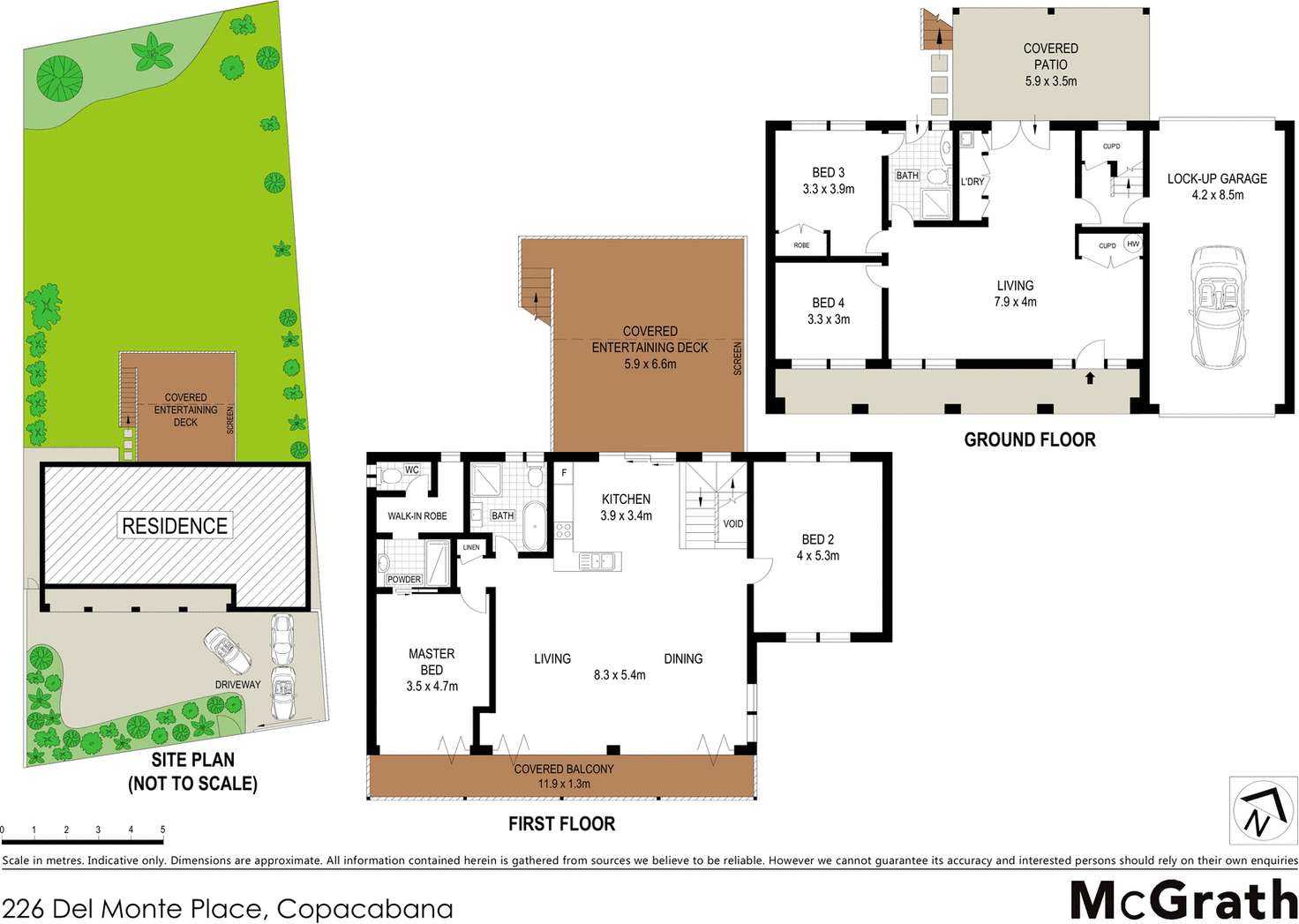 Floorplan of Homely house listing, 226 Del Monte Place, Copacabana NSW 2251