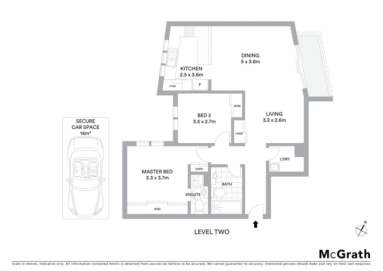 Floorplan of Homely apartment listing, 11/1 McDougall Street, Kirribilli NSW 2061