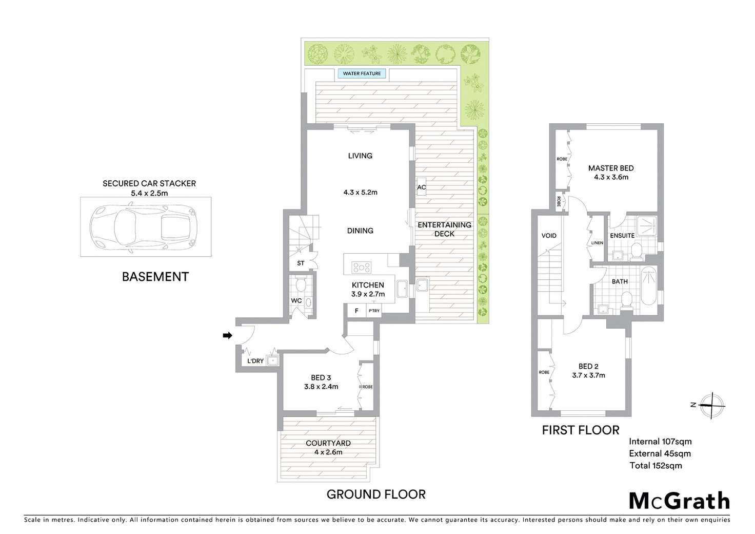 Floorplan of Homely apartment listing, 3/11 Langley Avenue, Cremorne NSW 2090