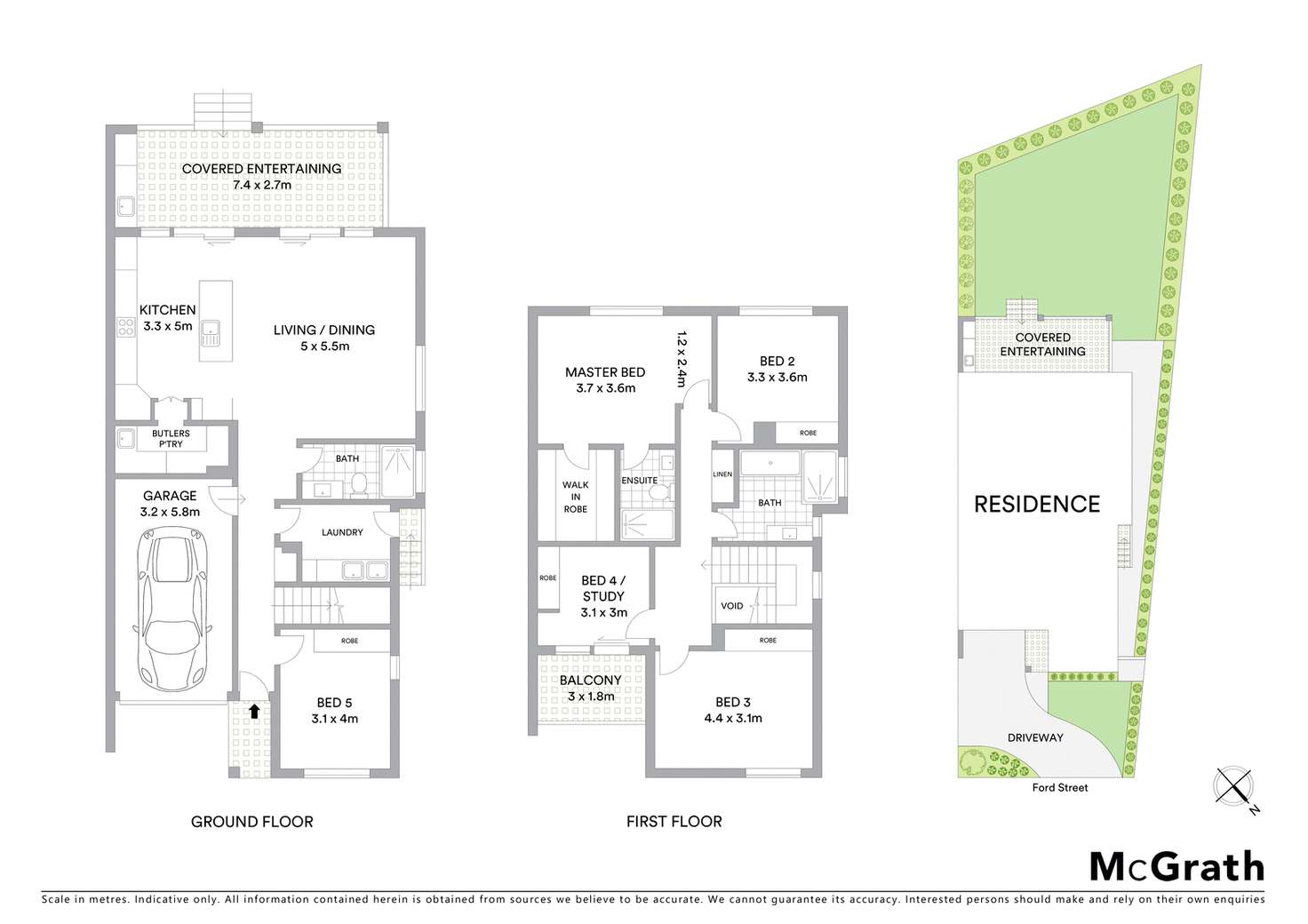 Floorplan of Homely semiDetached listing, 2A Ford Street, North Ryde NSW 2113