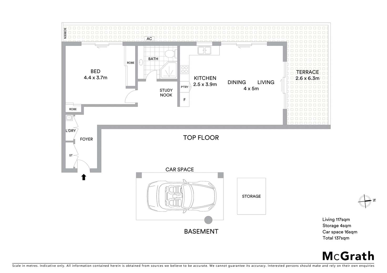 Floorplan of Homely apartment listing, 19/56 Frenchs Road, Willoughby NSW 2068
