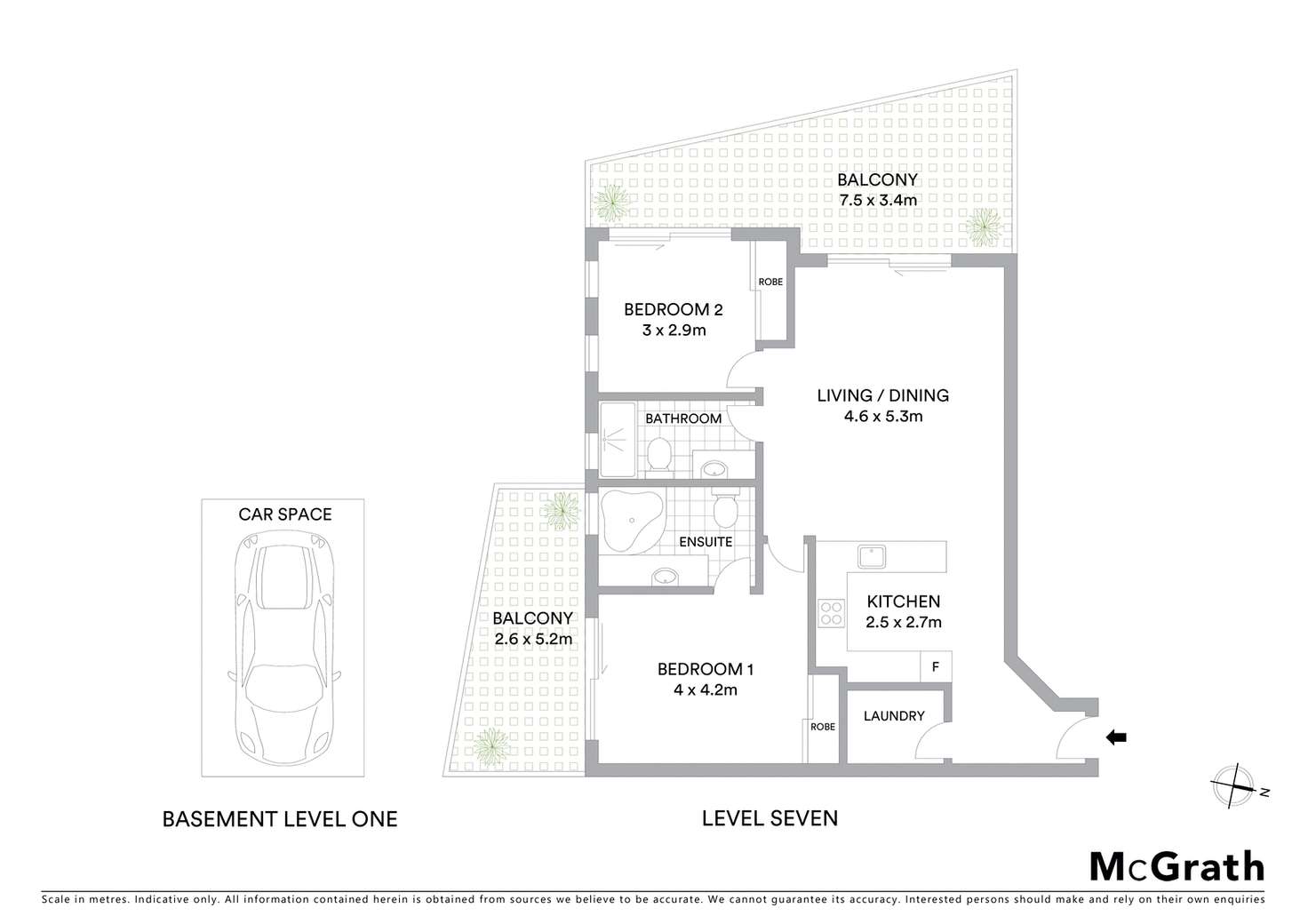 Floorplan of Homely apartment listing, 43/12 Orara Street, Waitara NSW 2077