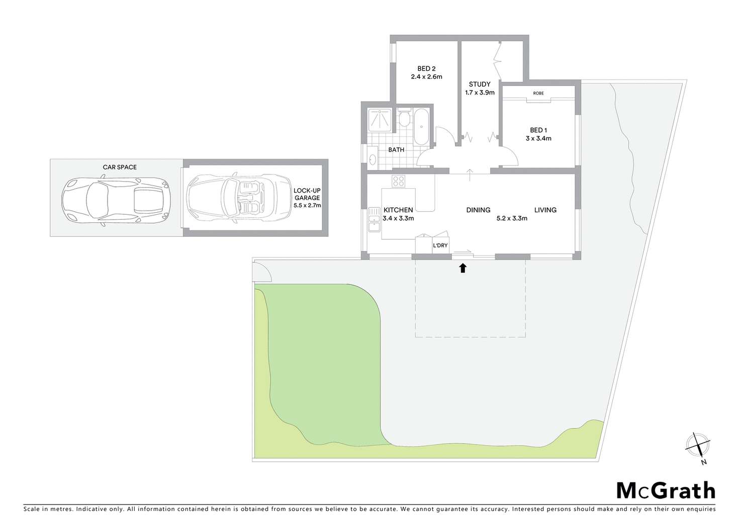 Floorplan of Homely unit listing, 2/1294 Bunnerong Road, Phillip Bay NSW 2036