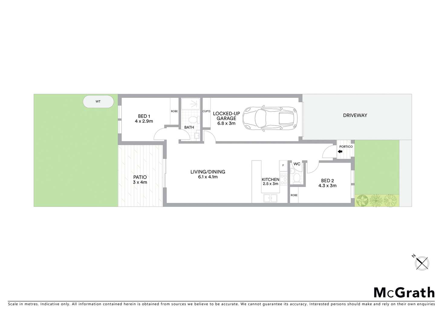 Floorplan of Homely unit listing, 10/74 Richmond Street, Berserker QLD 4701