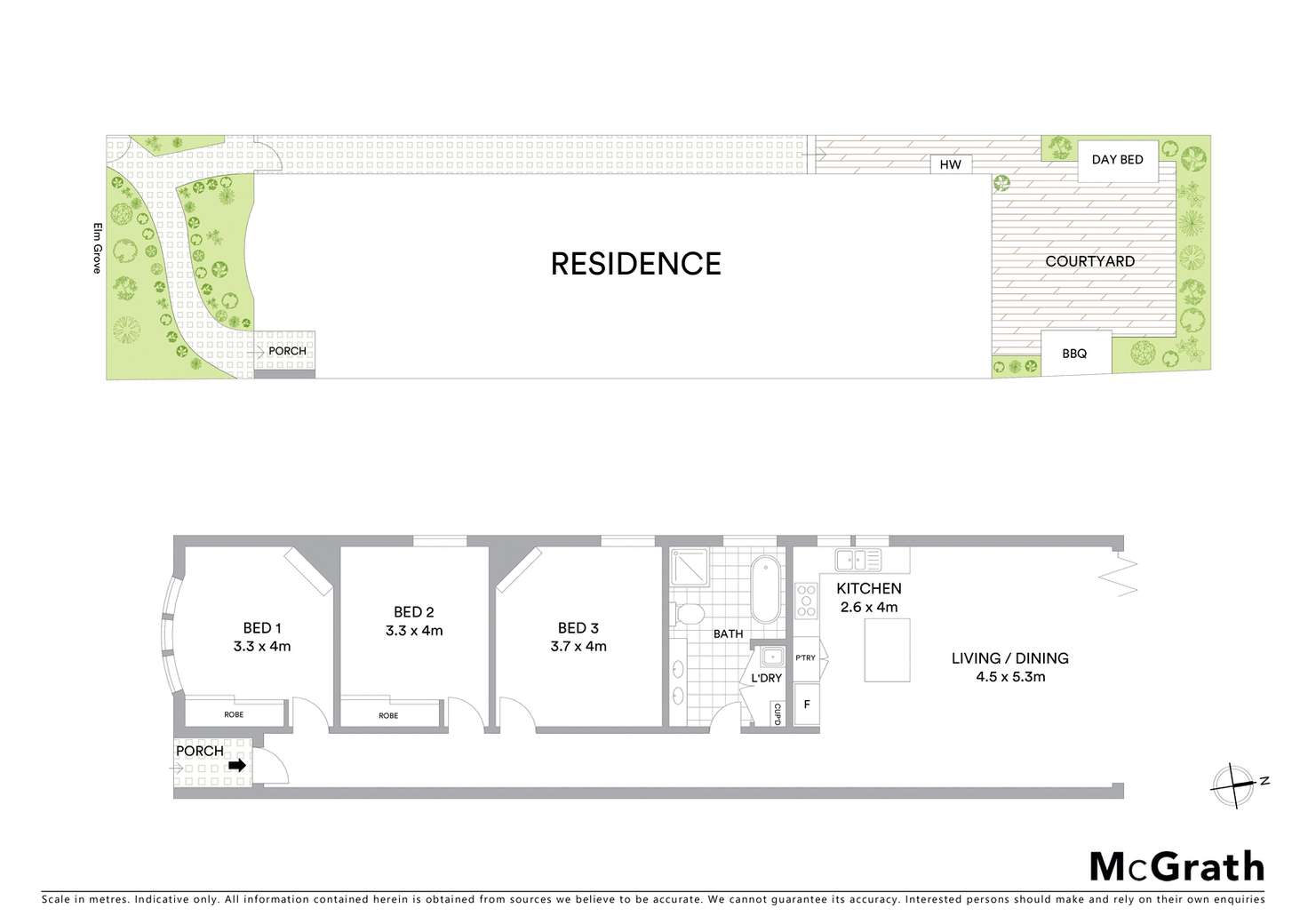 Floorplan of Homely house listing, 32 Elm Grove, Balaclava VIC 3183