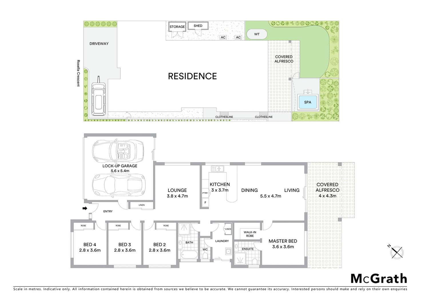 Floorplan of Homely house listing, 14 Rosella Crescent, Springfield Lakes QLD 4300