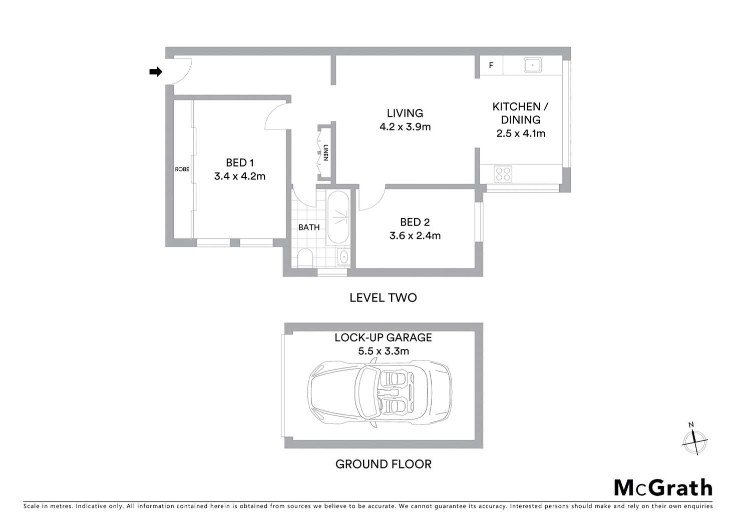 Floorplan of Homely unit listing, 17/251 Carrington Road, Coogee NSW 2034