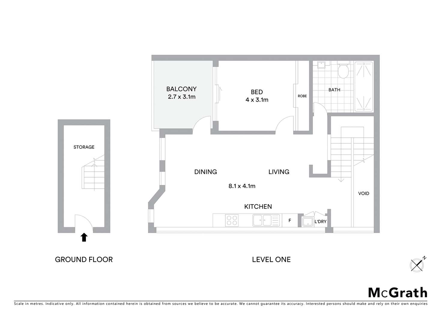 Floorplan of Homely apartment listing, 201/2A Hereford Street, Glebe NSW 2037