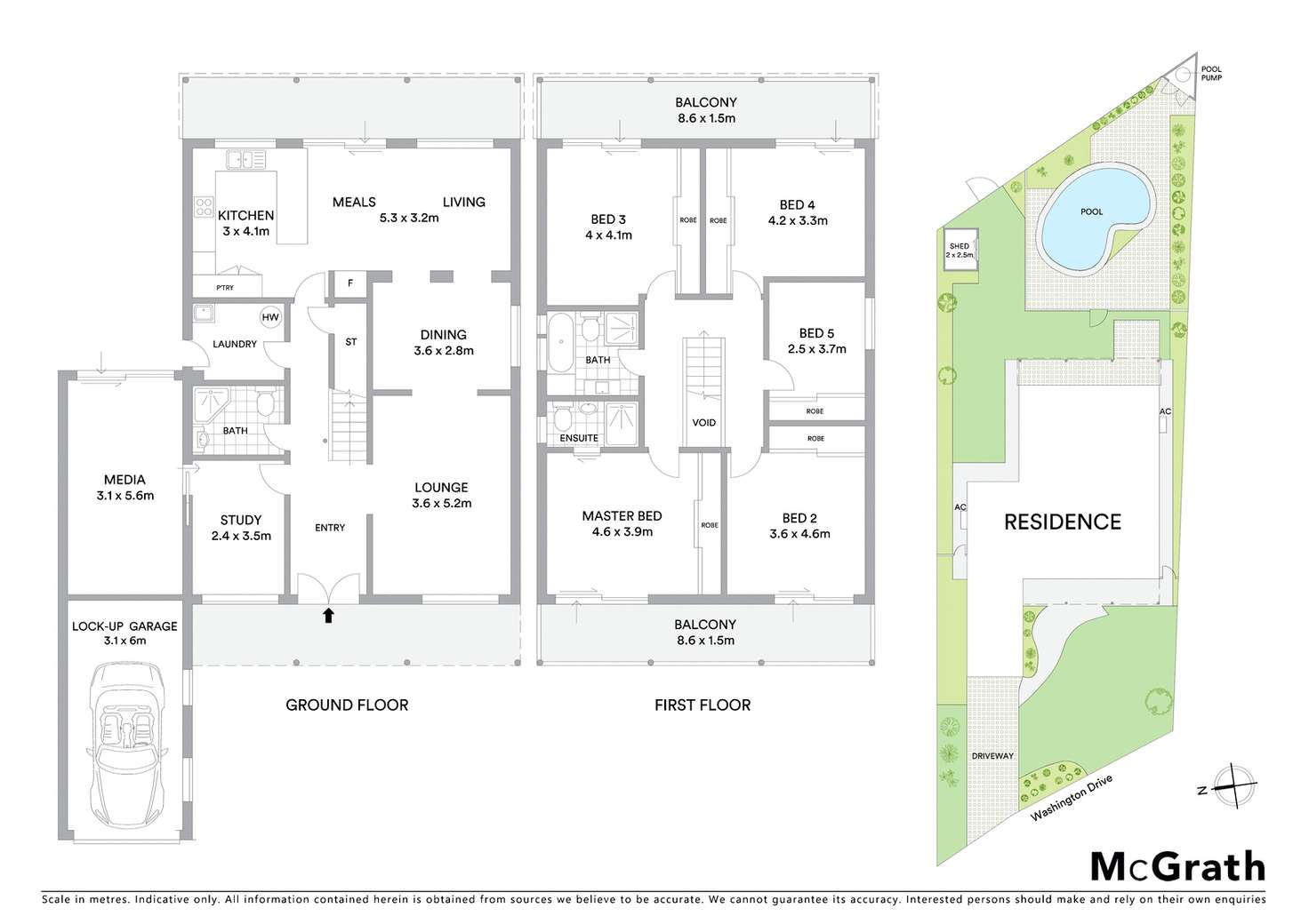 Floorplan of Homely house listing, 212 Washington Drive, Bonnet Bay NSW 2226