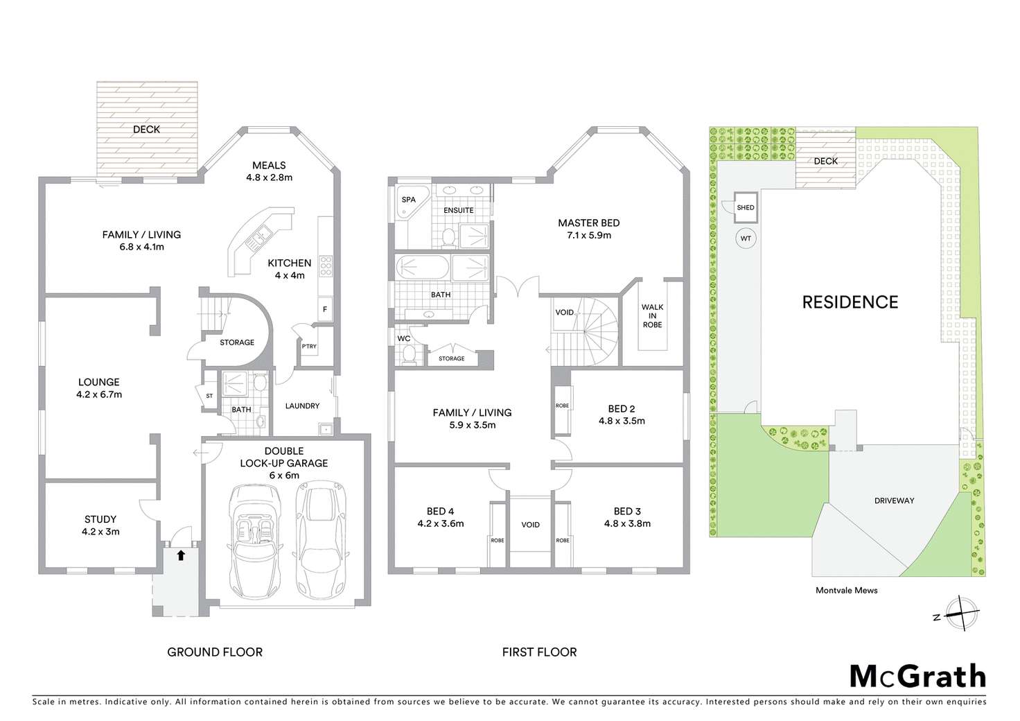 Floorplan of Homely house listing, 7 Montvale Mews, Mount Waverley VIC 3149