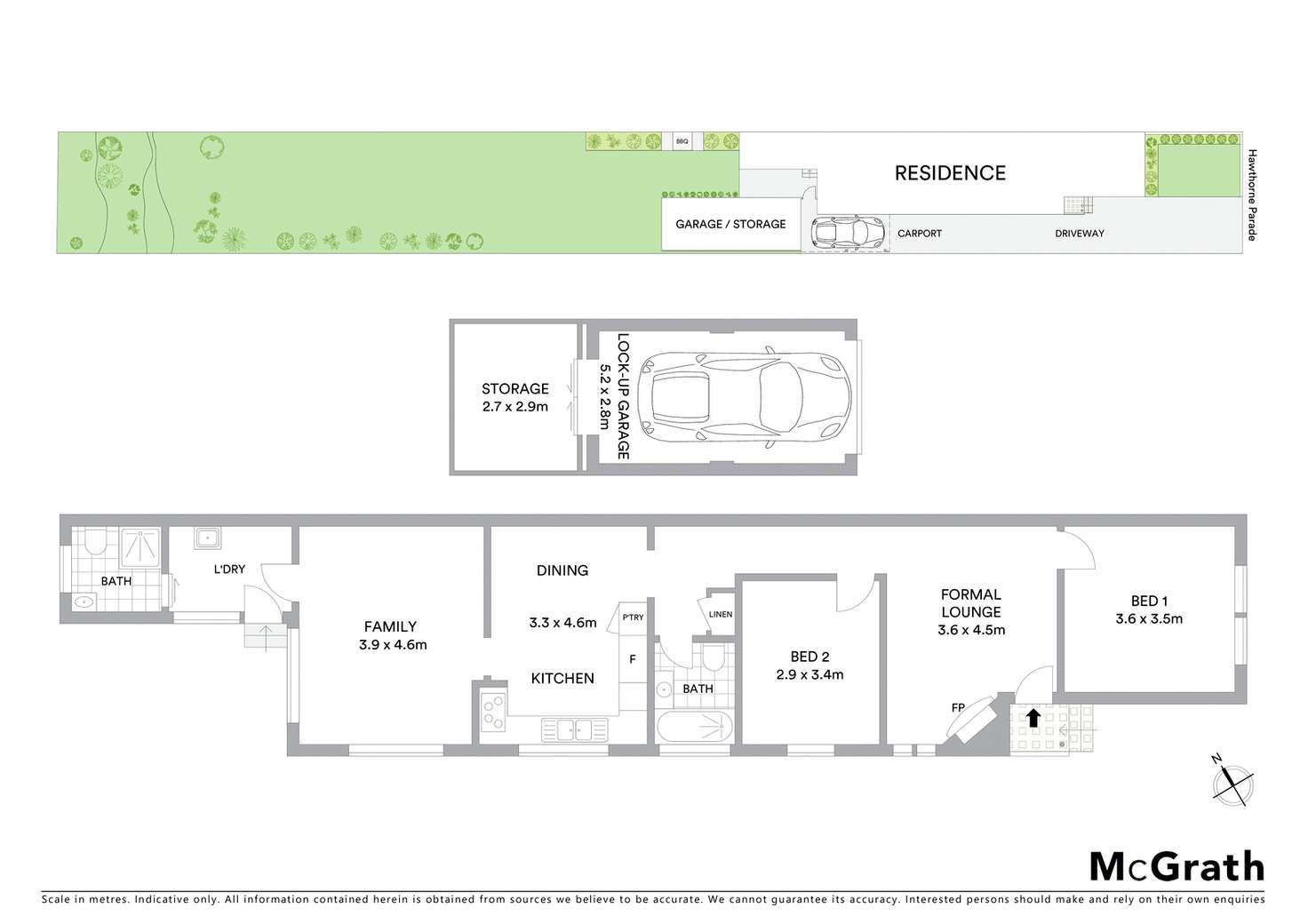 Floorplan of Homely house listing, 246 Hawthorne Parade, Haberfield NSW 2045