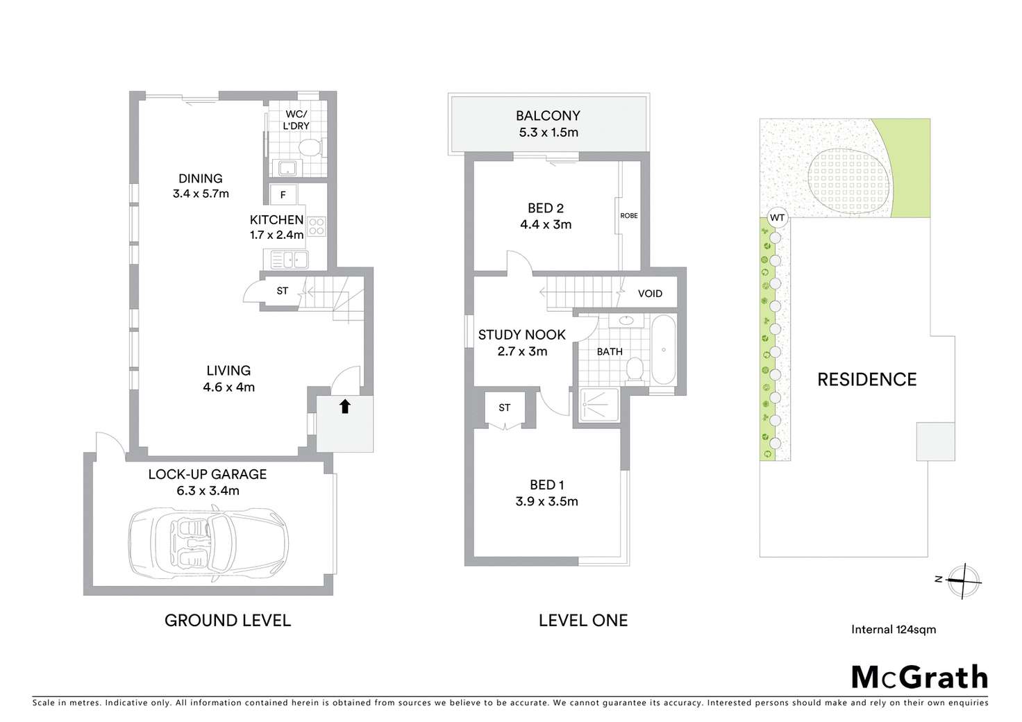 Floorplan of Homely townhouse listing, 3/20 Lorensen Avenue, Coburg North VIC 3058