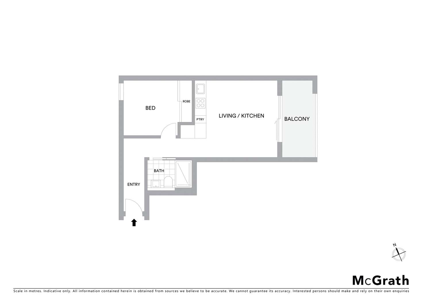 Floorplan of Homely apartment listing, 106/69 Newry Street, Windsor VIC 3181