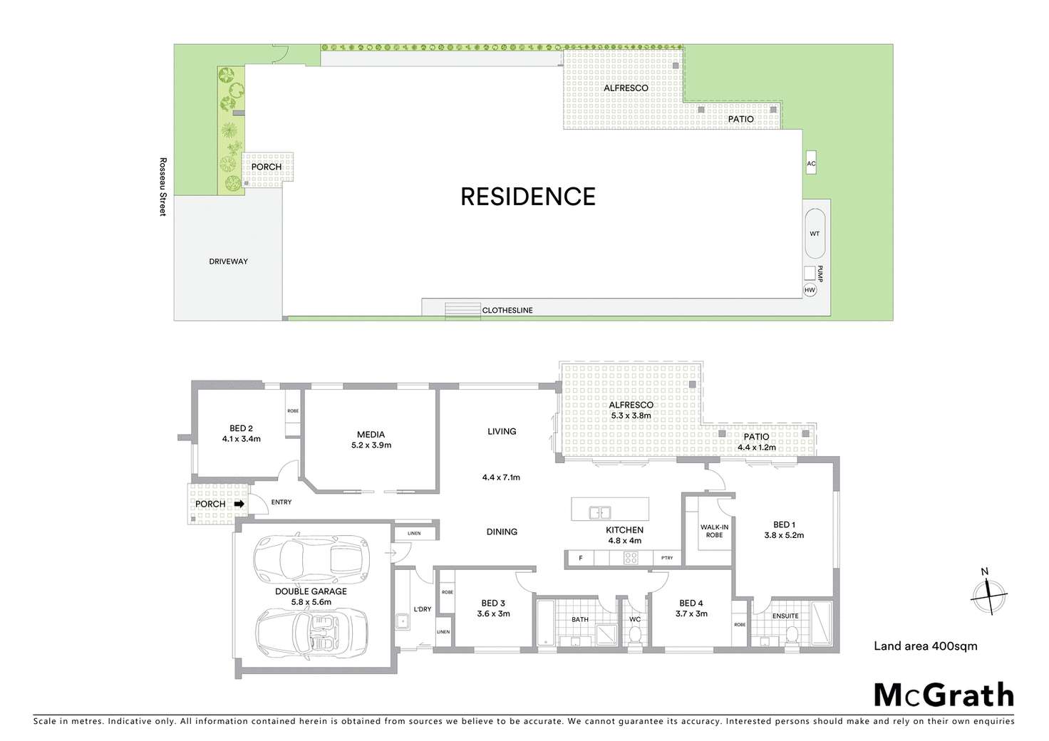 Floorplan of Homely house listing, 10 Rosseau Street, Caloundra West QLD 4551