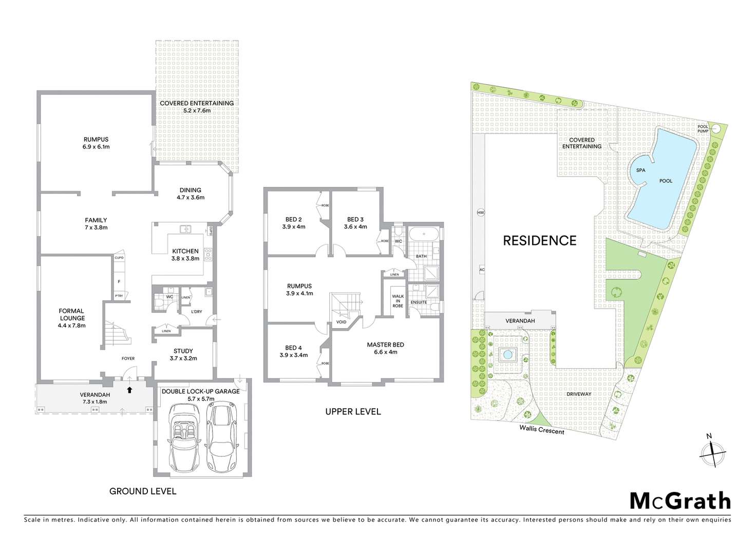 Floorplan of Homely house listing, 10 Wallis Crescent, Cecil Hills NSW 2171