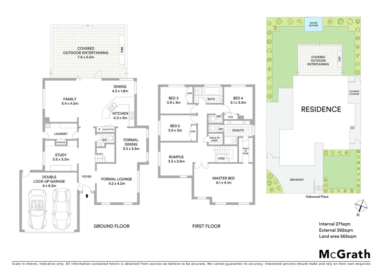 Floorplan of Homely house listing, 6 Oakwood Place, Kellyville NSW 2155