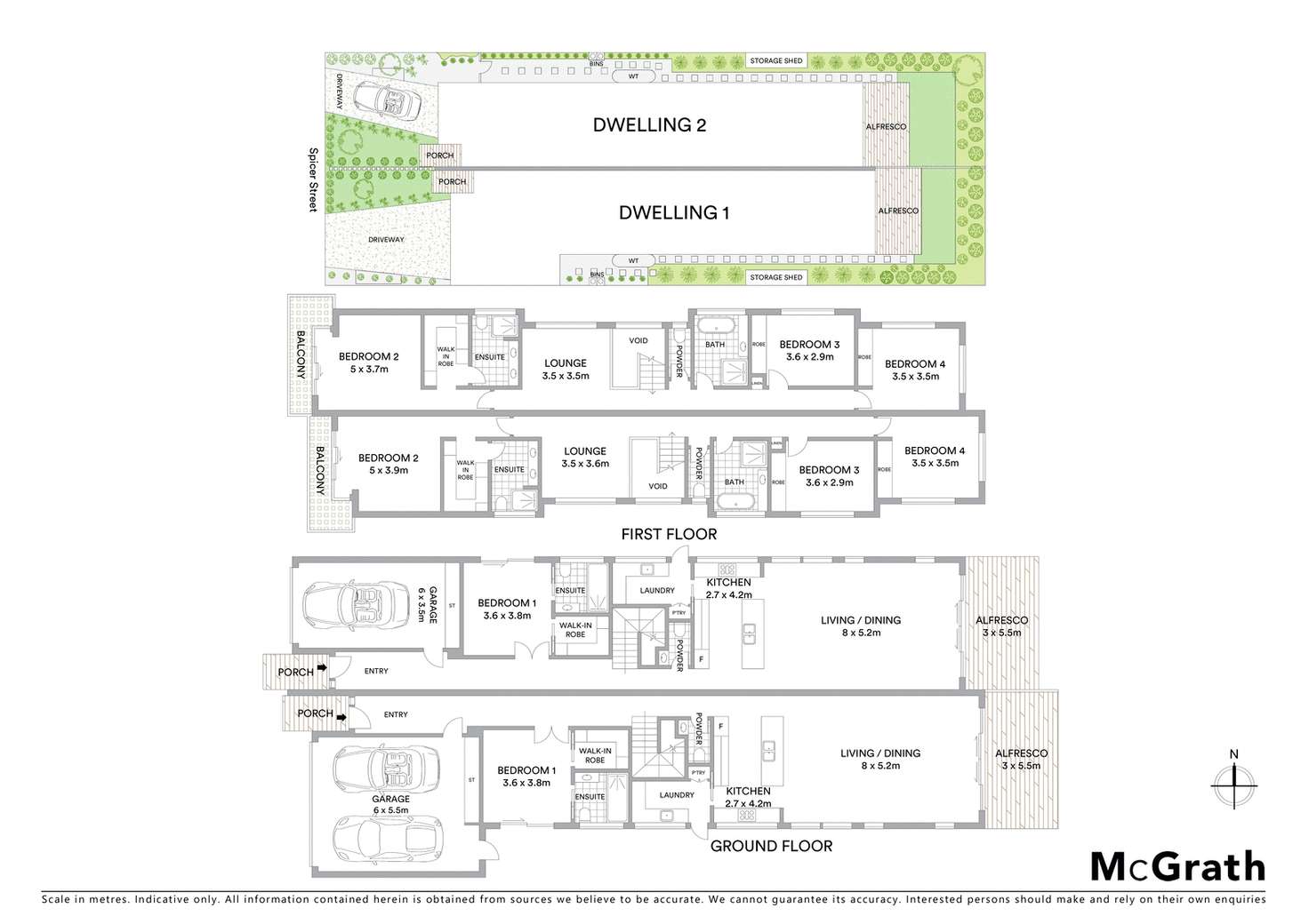 Floorplan of Homely house listing, 44 Spicer Street, Beaumaris VIC 3193