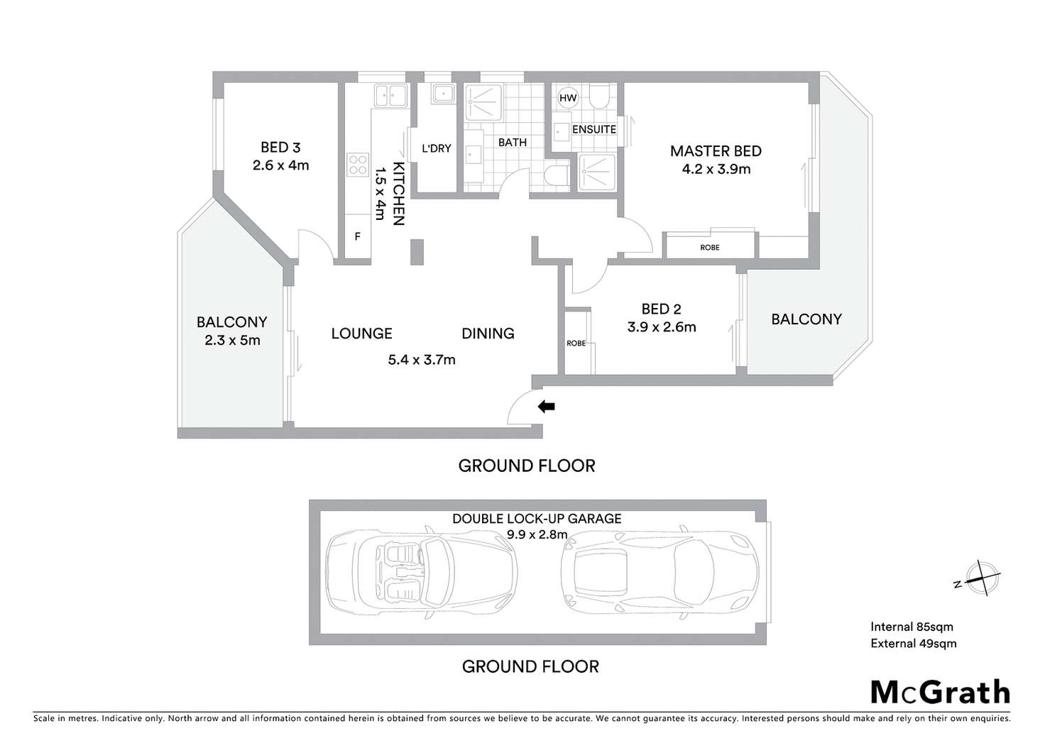 Floorplan of Homely unit listing, 30/8 Freeman Place, Carlingford NSW 2118