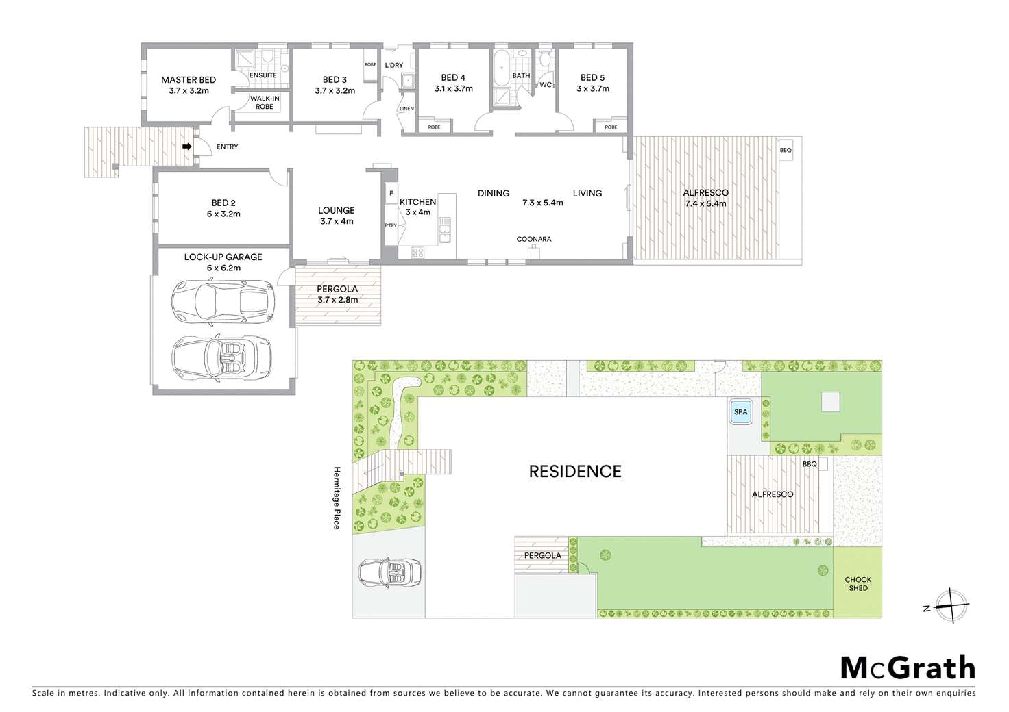Floorplan of Homely house listing, 5 Hermitage Place, Bannockburn VIC 3331