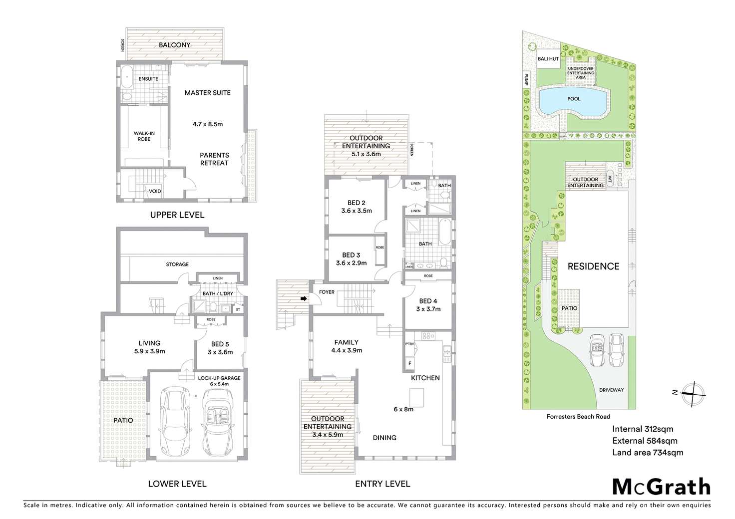 Floorplan of Homely house listing, 57 Forresters Beach Road, Forresters Beach NSW 2260